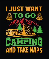 adventure camping t-shirt design, retro vintage camping design,