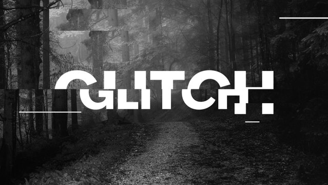 Dynamic Glitch Logo Opener