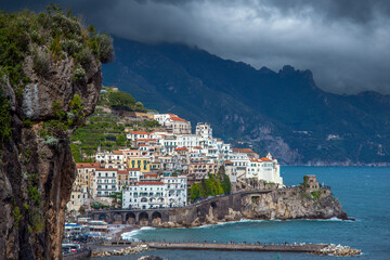 Fototapeta na wymiar Wunderschönes Amalfi (amalfiküste)