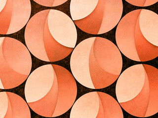 Pattern of circles, wallpaper, texture