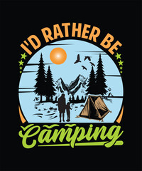 adventure camping  t-shirt design, typography, shirt, camp