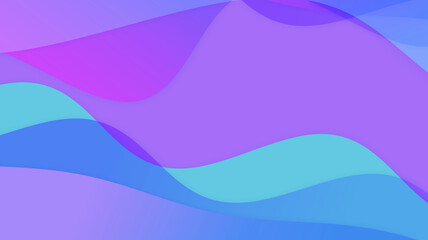 abstract multicolored water curves background