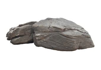 rock isolated transparency background.	