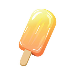 Illustration of ice cream on a stick