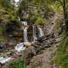Kuhflucht Wasserfall, Wasserfall, Garmisch, Fels, Berg