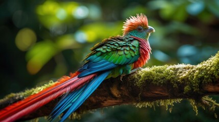 Fototapeta premium Quetzal. Generative AI