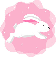 bunny, vector bunny, bunny illustration, space bunny, bunny clipart, space bunny seamless pattern, space kids illustrations