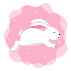 bunny, vector bunny, bunny illustration, space bunny, bunny clipart, space bunny seamless pattern, space kids illustrations