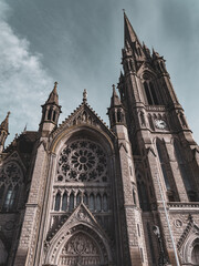 Roman Catholic cathedral, Gothic style. The Cathedral Church of St Colman known as Cobh Cathedral,...
