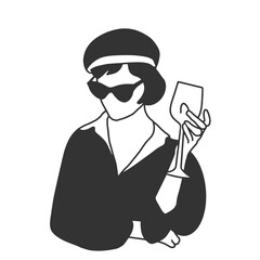 Surreal Faces Continuous line, drawing of set faces and hairstyles, fashion concept, woman's beauty, minimalist, vector illustration, pretty sexy. Love yourself and take care of yourself.