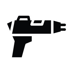 taser line icon illustration vector graphic 