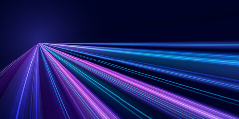 Abstract speed line background. Dynamic motion speed of light. Technology velocity movement pattern for banner or poster design. Vector EPS10. - obrazy, fototapety, plakaty