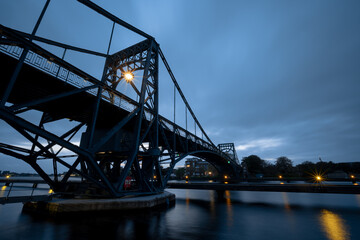  Kaiser Wilhelm Bridge in Wilhelmshaven - obrazy, fototapety, plakaty