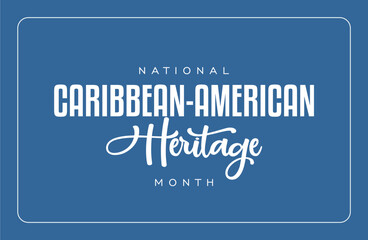 caribbean american heritage month, background template