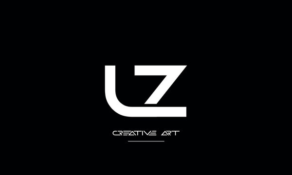 ZL, LZ, Z, L abstract letters logo monogram