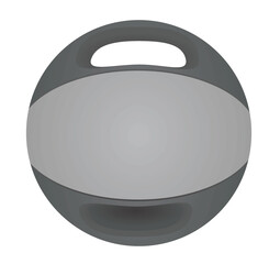 Medicine fitness ball. vector illustration