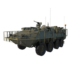 armored personnel carrier 2- Perspective F view png