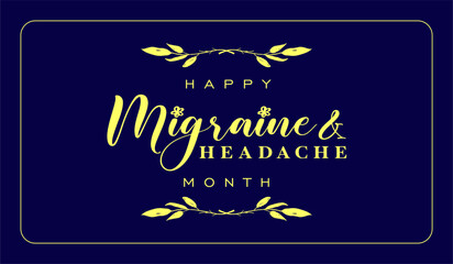 migraine and headache awareness month