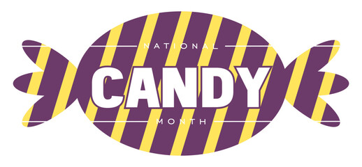Fototapeta na wymiar National Candy Month