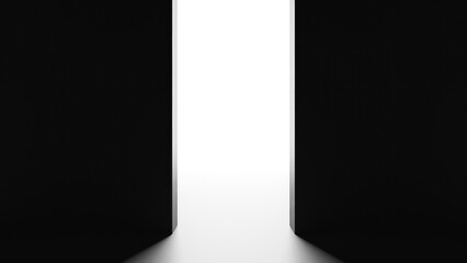 Open the door with light