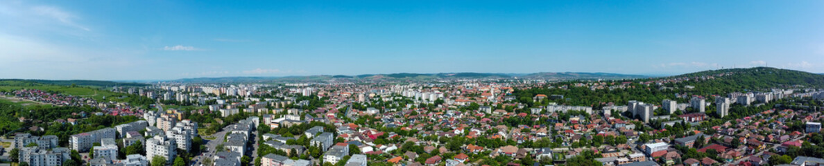 Fototapeta premium Aerial view of Targu Mures city - Romania