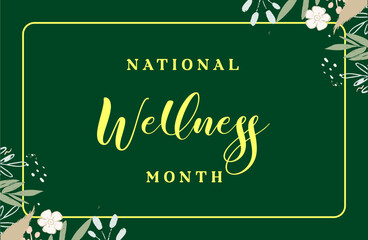 National Wellness Month
