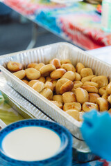 Bread Rolls in a Catering Tray