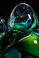 abstract background with waves, fantastic wallpaper fluid wallpaper