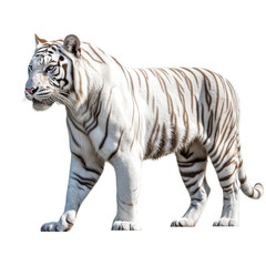 Fototapeta na wymiar Close up of a big white tiger Generative AI