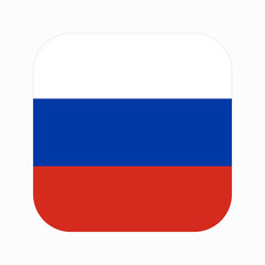 Russian flag simple illustration for independence day or election