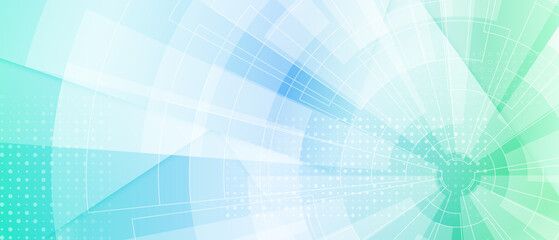 green abstract futuristic fade computer technology business background