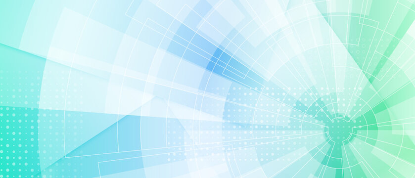 green abstract futuristic fade computer technology business background