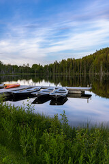 Obraz premium White Night Karelia