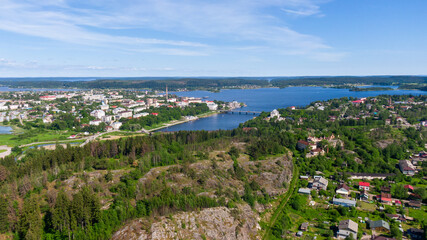 Fototapeta na wymiar Summer landscapes of Karelia
