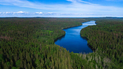 Obraz premium Summer landscapes of Karelia