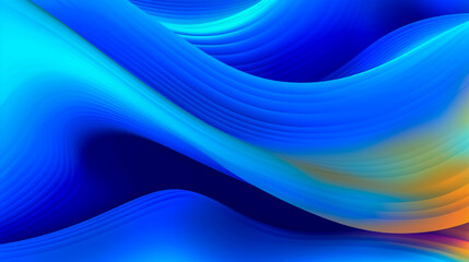 Fototapeta premium Abstract wave background, trendy pattern, Generative AI