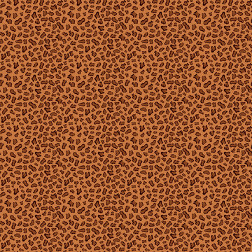 Seamless leopard skin vector pattern for textile, fabric, wallpaper, wrapping paper, design, and craft. Fashion. Cheetah, cougar, leopard skin, animal print.