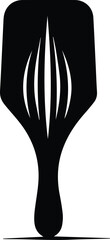 Spatula Logo Monochrome Design Style
