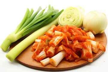 Kimchi is a traditional Korean banchan consisting Food Photography