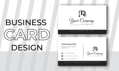 
Modern Editable Business Card Template, Minimalist Business Cards, Chic Business Card, Printable Business Card Template, 