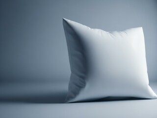 Blank white soft square pillow mockup | Square pillow mockup on isolated background