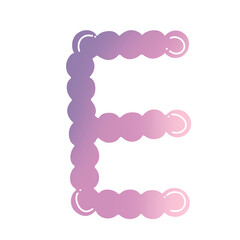 Pastel letter a-z
