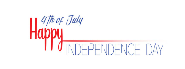 Independence Day in the United States. Fourth of July. Poster, template, greeting card, banner, background design, President Day. 