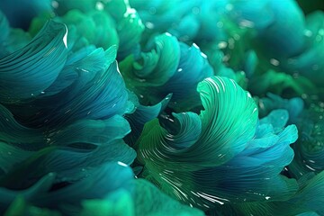 color swirls abstract 3d abstract background Generative AI