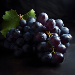 Fototapeta premium ripe grapes, green grapes, red grapes, grapes, grape - Generative AI