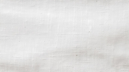 Fototapeta premium White/Cream Linen Paper Fabric Texture Background - Textile Material - Generative AI