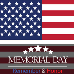Happy memorial day post design