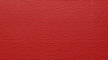 Fototapeta premium Red Embossed Cross Stitch - Paper or Fabric Texture Background - Textile Material - Generative AI
