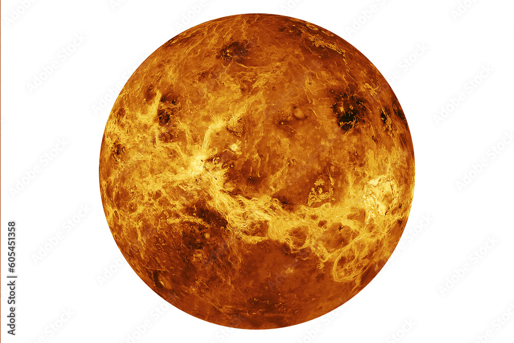 Canvas Prints planet venus isolated on white background. elements of this image furnishing nasa.