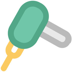 A drill machine bold line icon